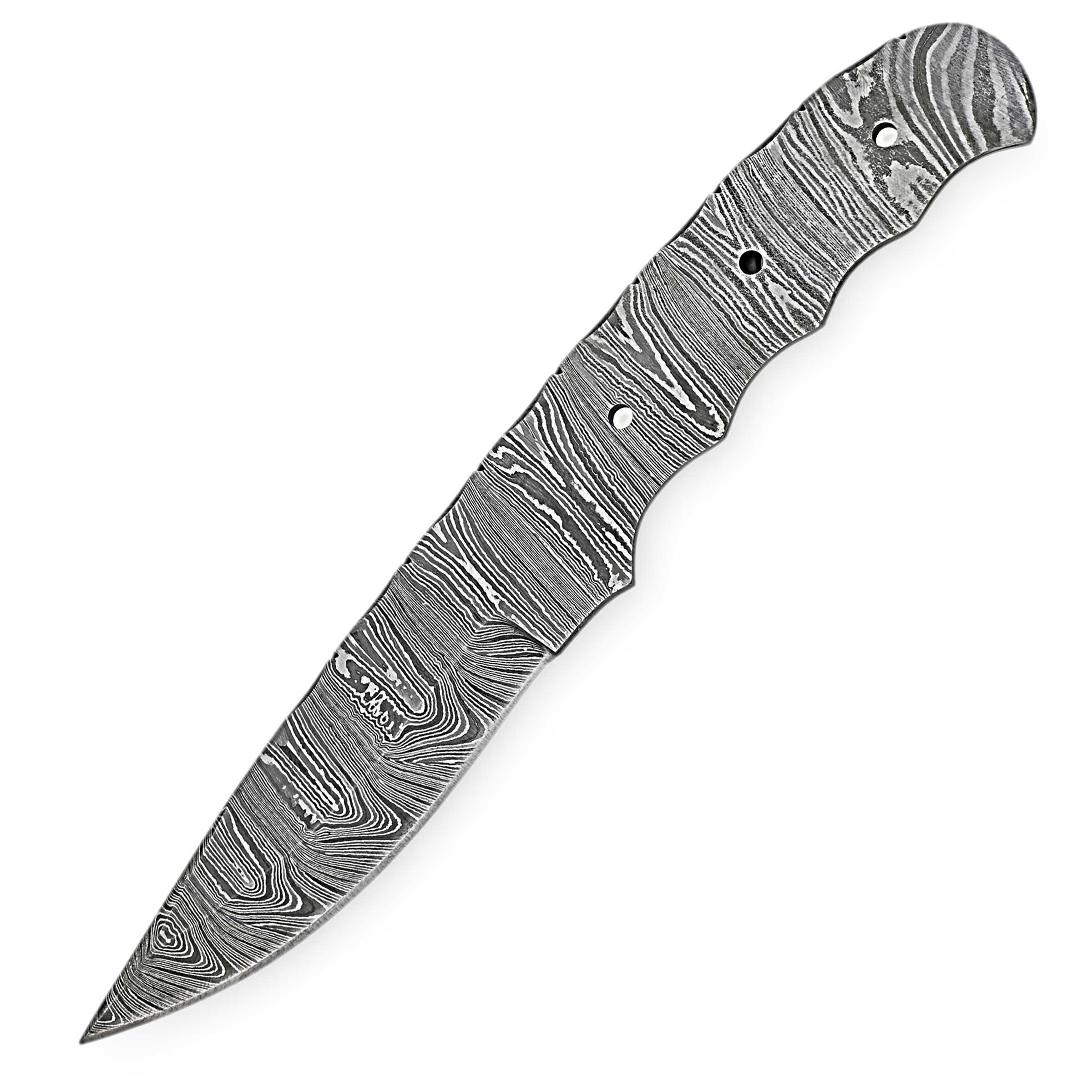 Damascus Steel Knife Blank – Precision Edge Series
