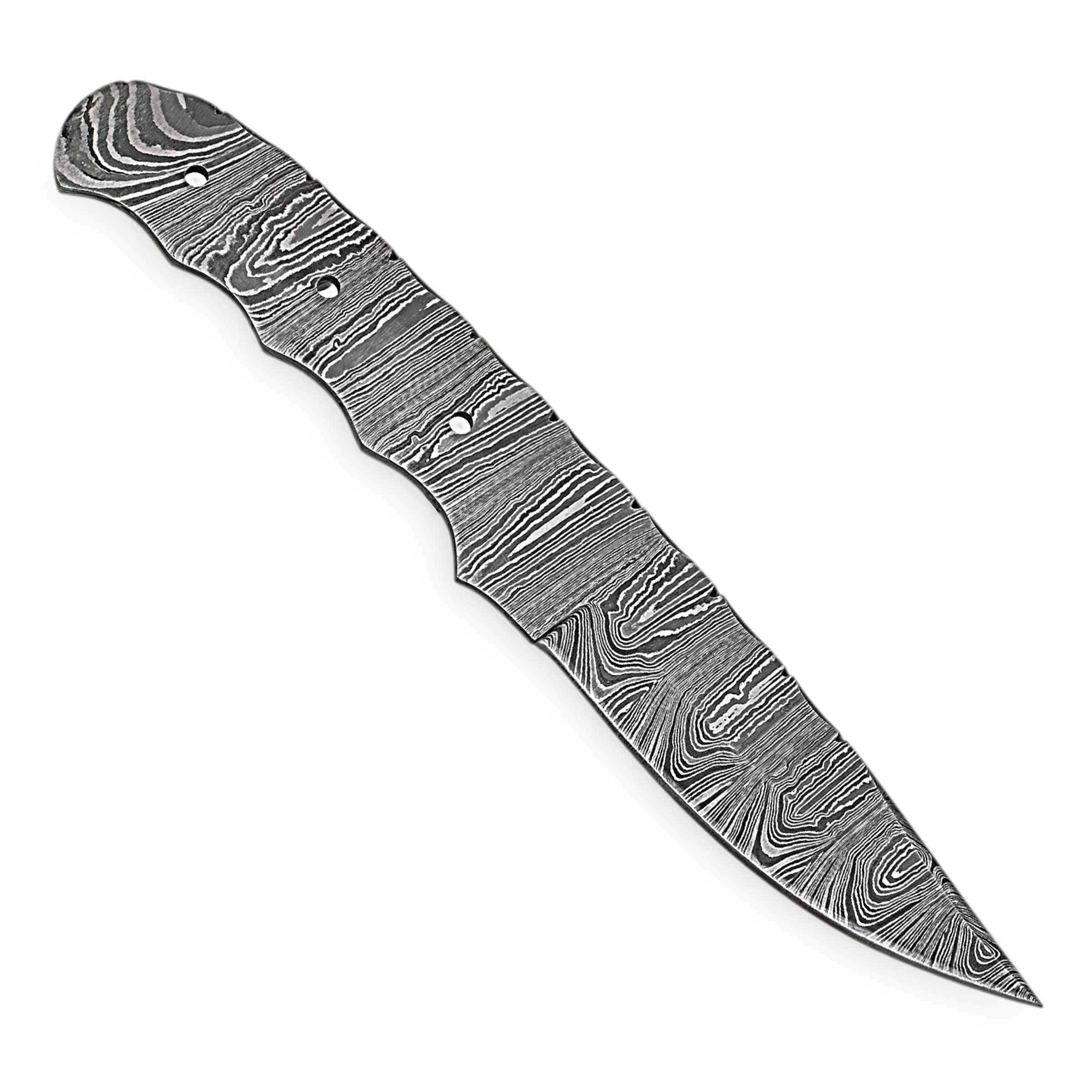 Damascus Steel Knife Blank – Precision Edge Series