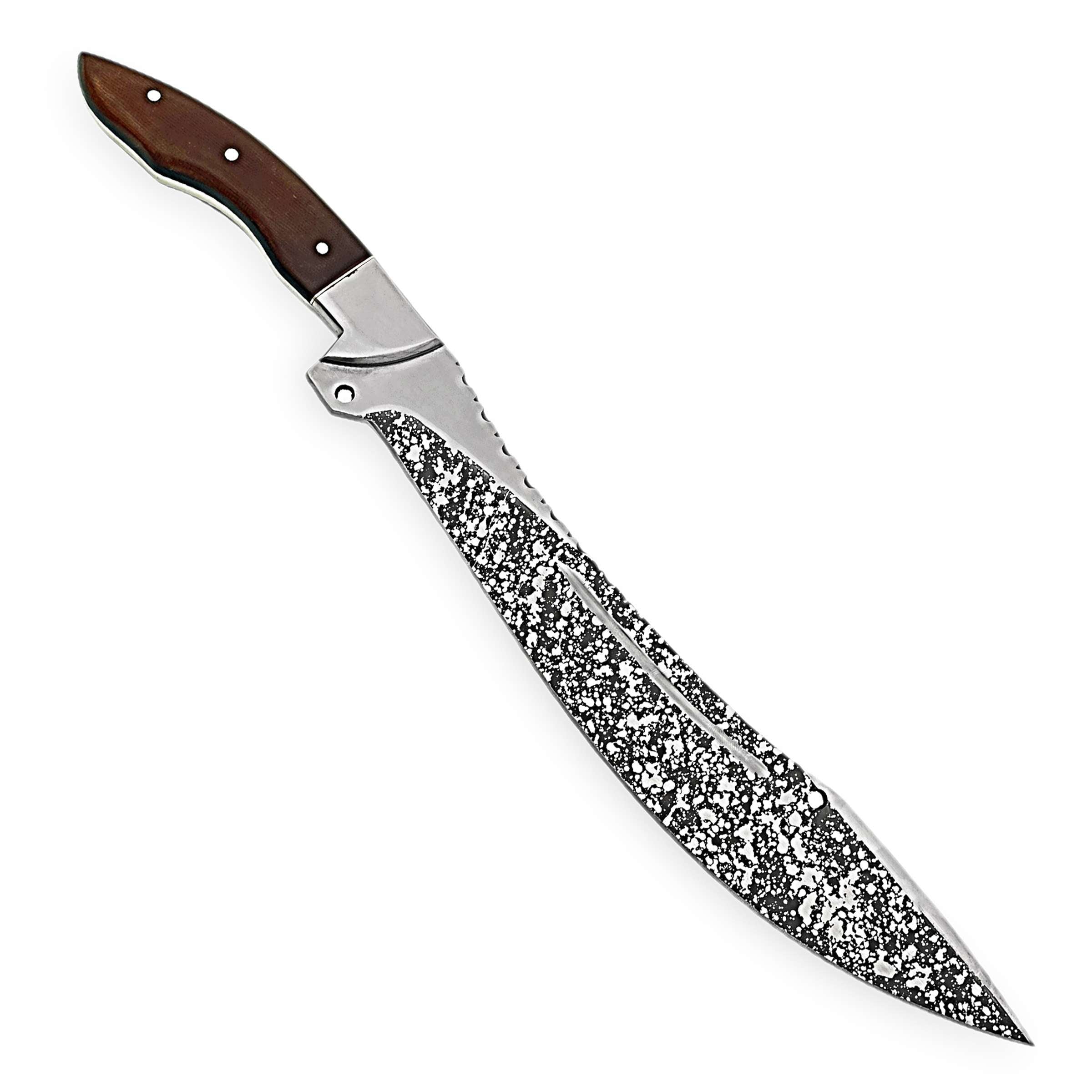 Damascus Steel Hunting Knife – Stag Horn Handle Edition