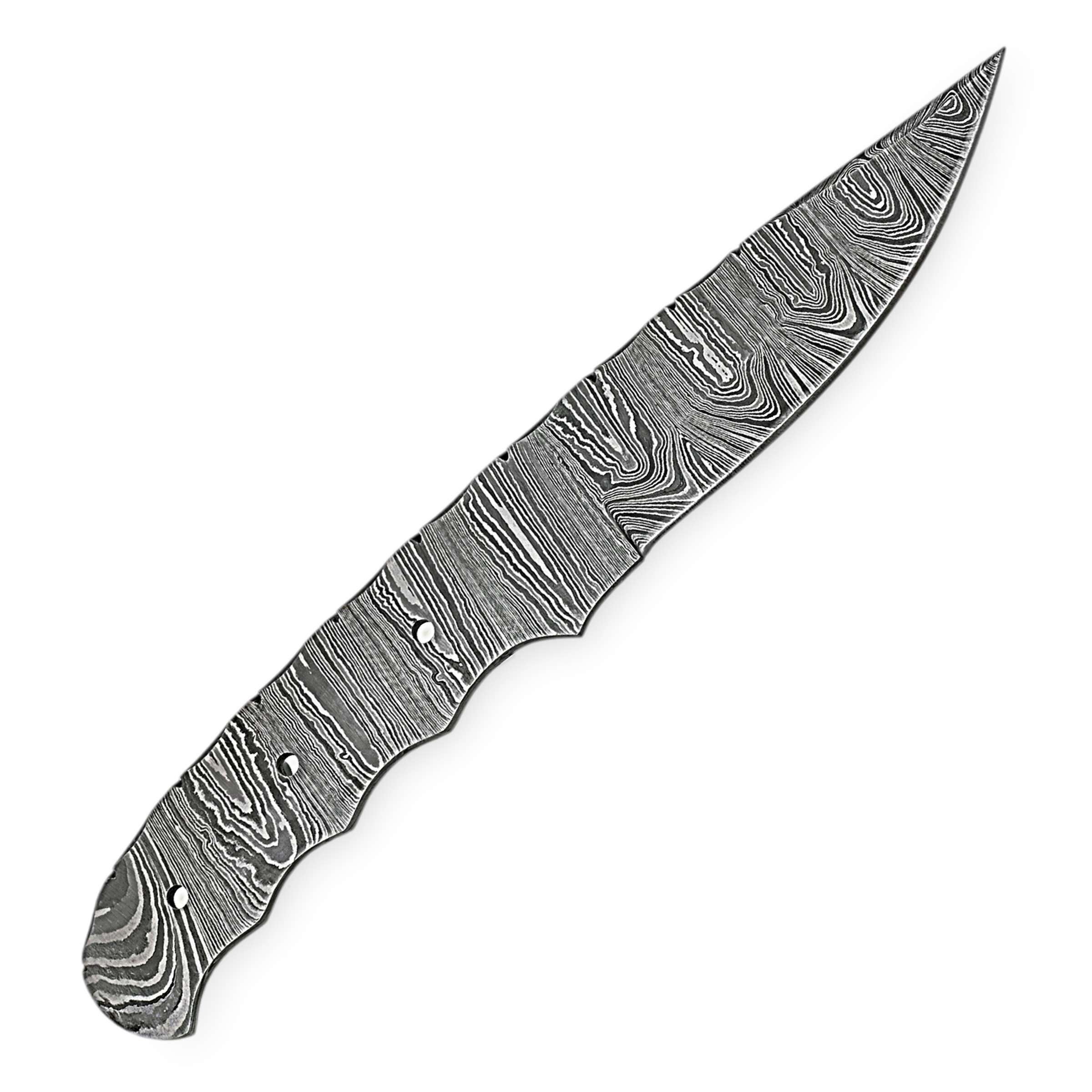 Damascus Steel Knife Blank – Precision Edge Series
