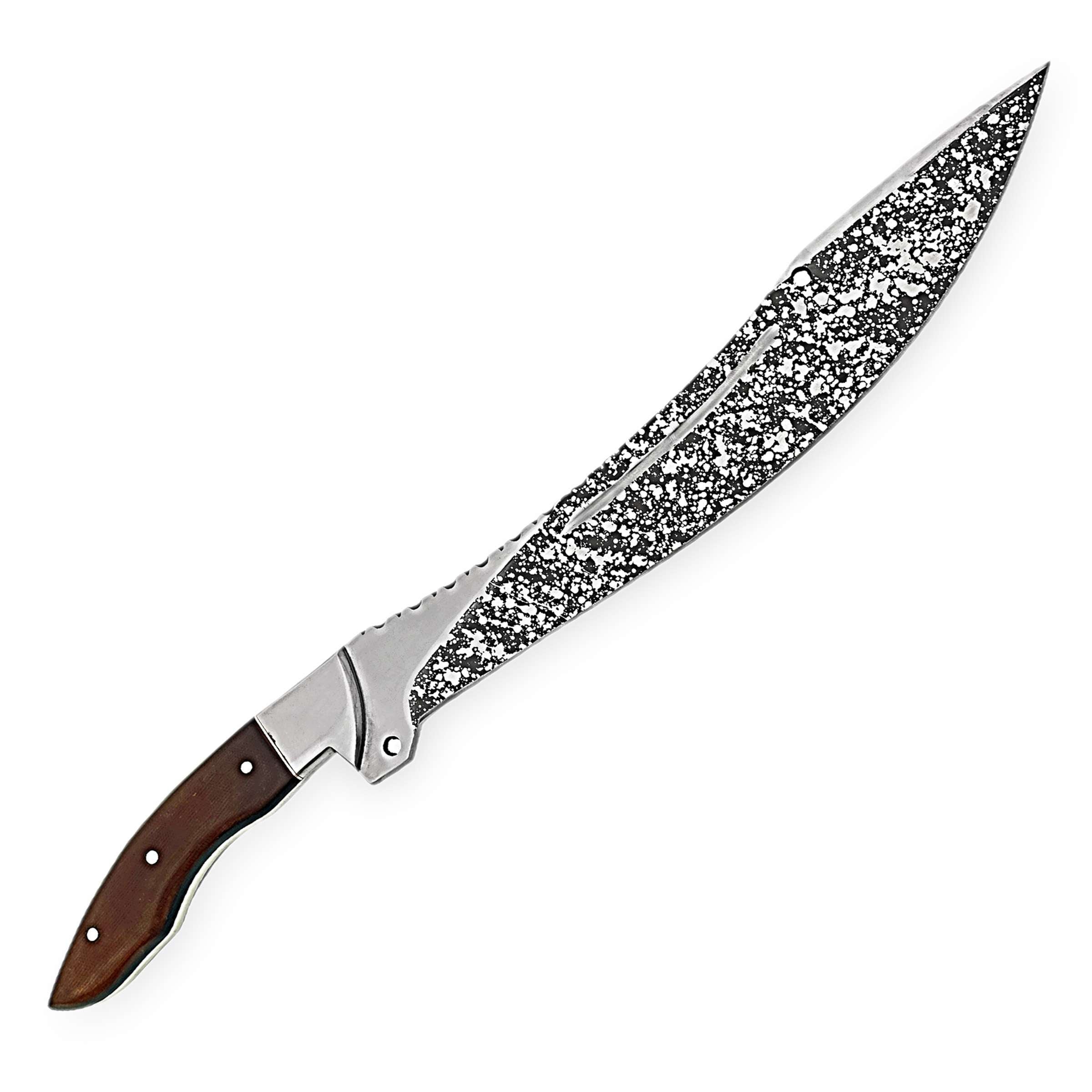 Damascus Steel Hunting Knife – Stag Horn Handle Edition