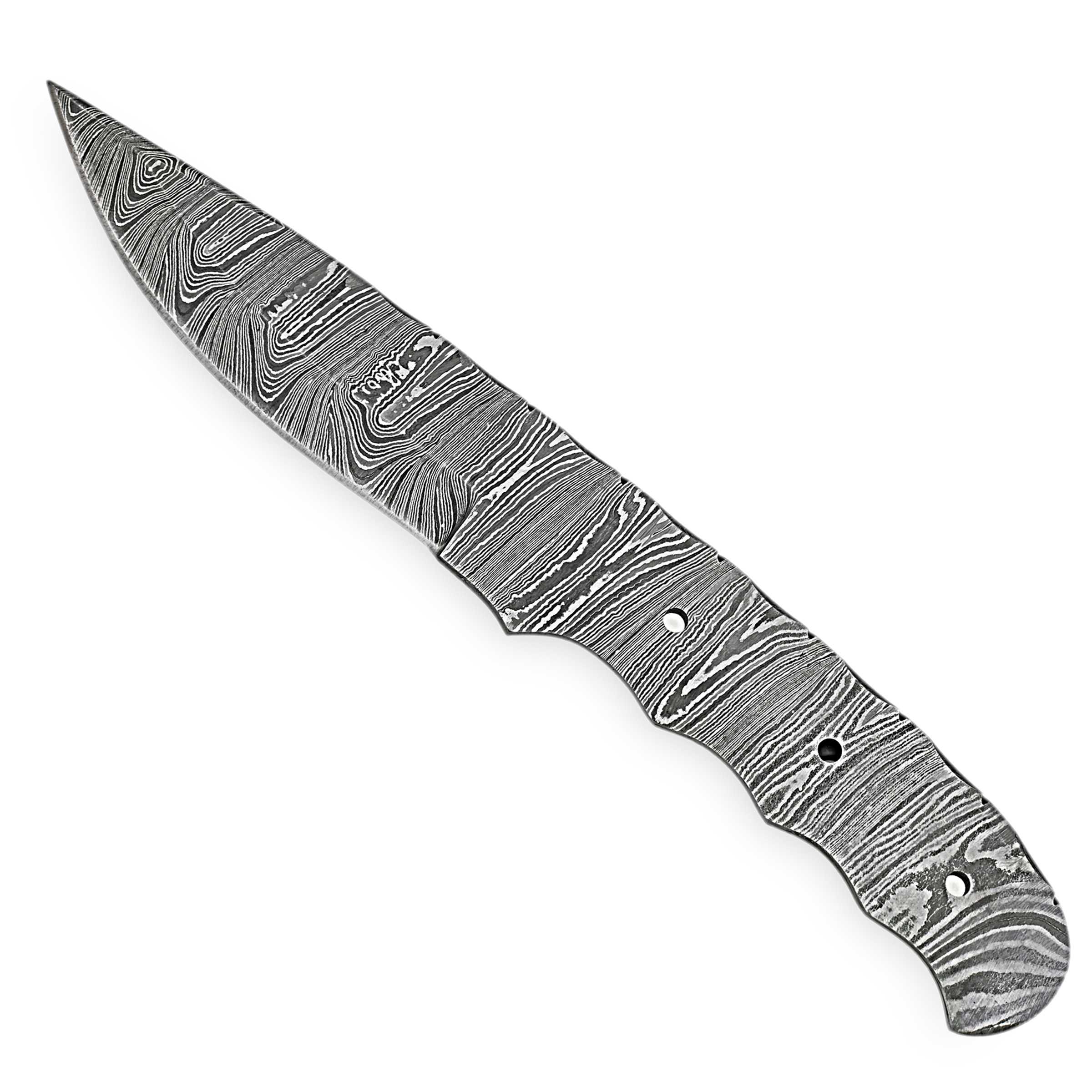 Damascus Steel Knife Blank – Precision Edge Series
