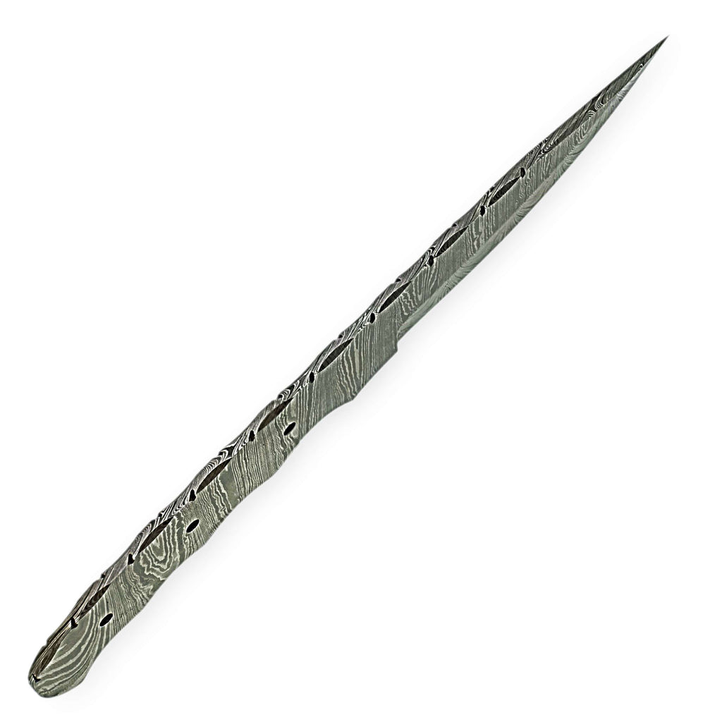 Damascus Steel Knife Blank – Precision Edge Series