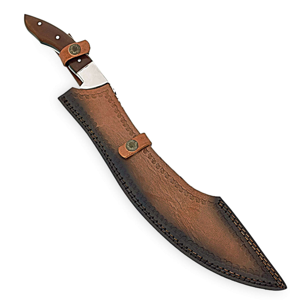 Damascus Steel Hunting Knife – Stag Horn Handle Edition