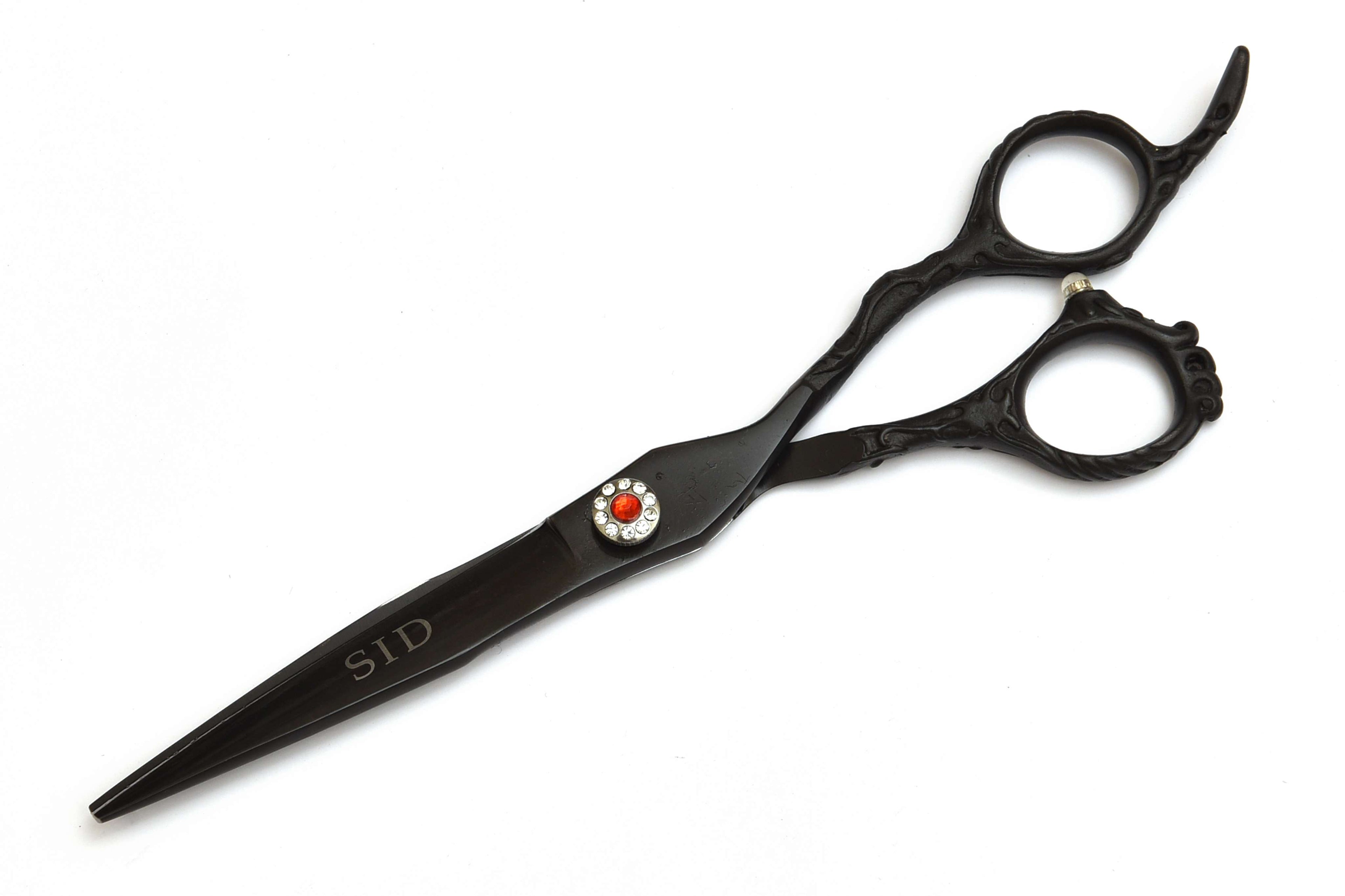 Black Ornate Hairdressing Scissors