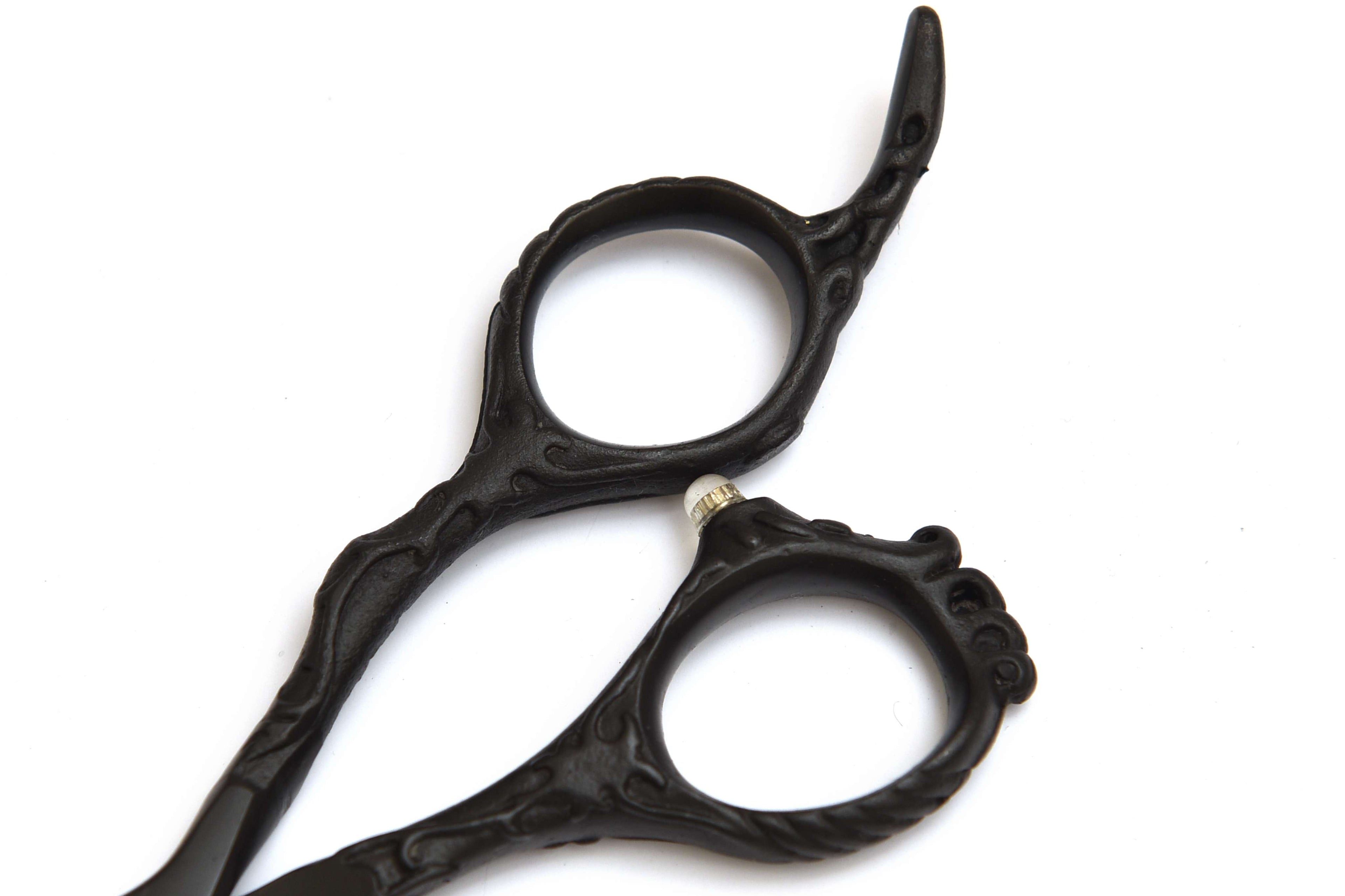 Black Ornate Hairdressing Scissors