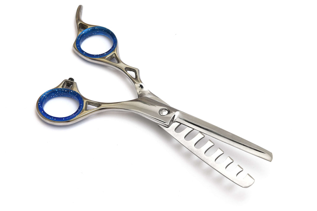 Blue Handle Thinning Scissors