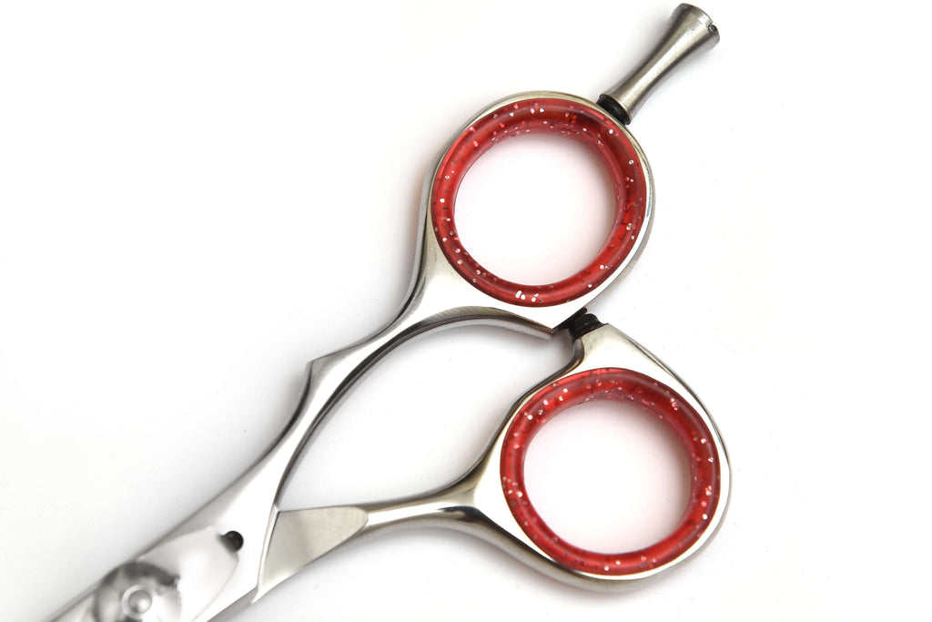 Red Accent Thinning Scissors