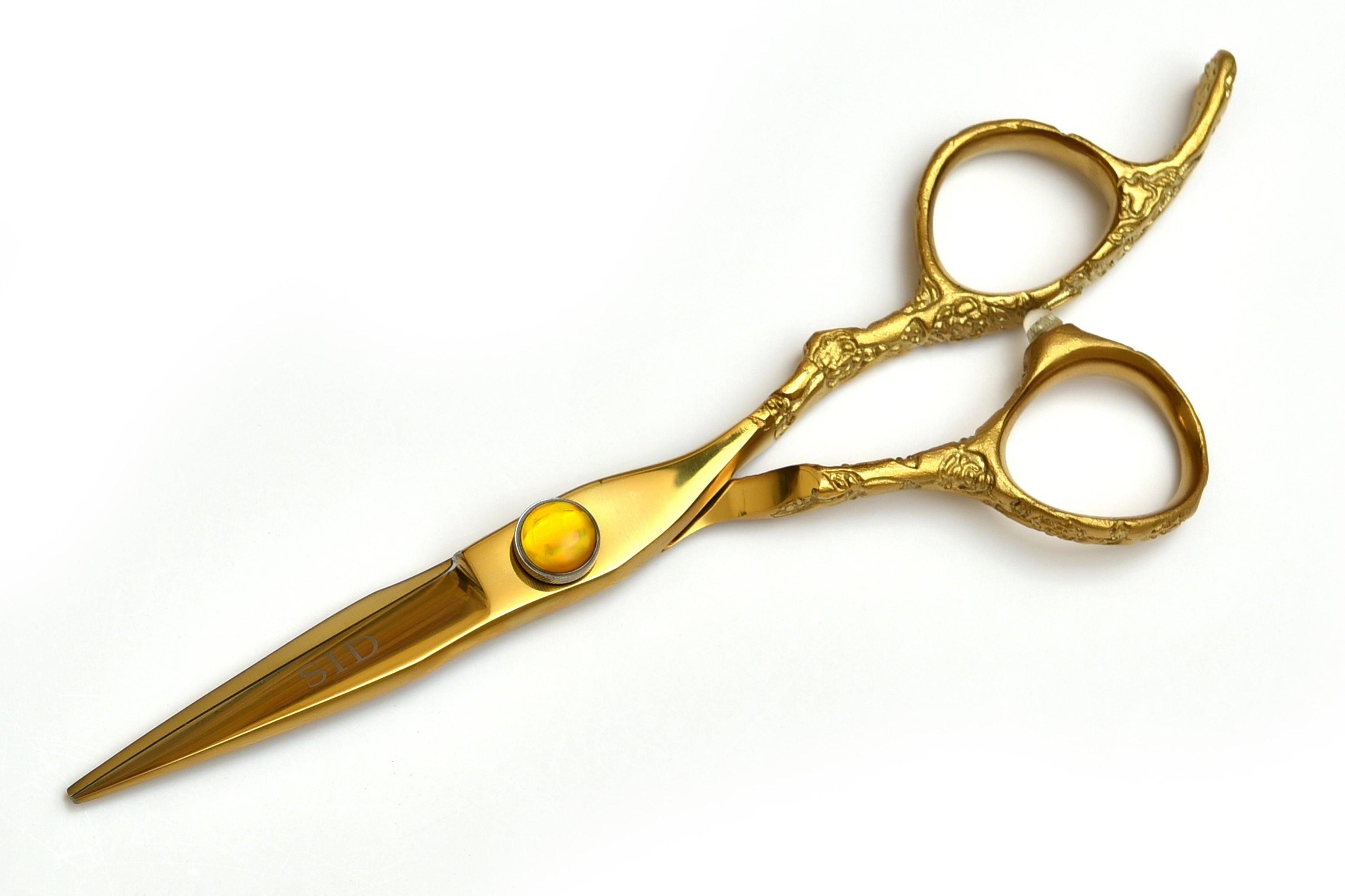Royal Gold Hair Cutting Scissors – Professional Barber Shears