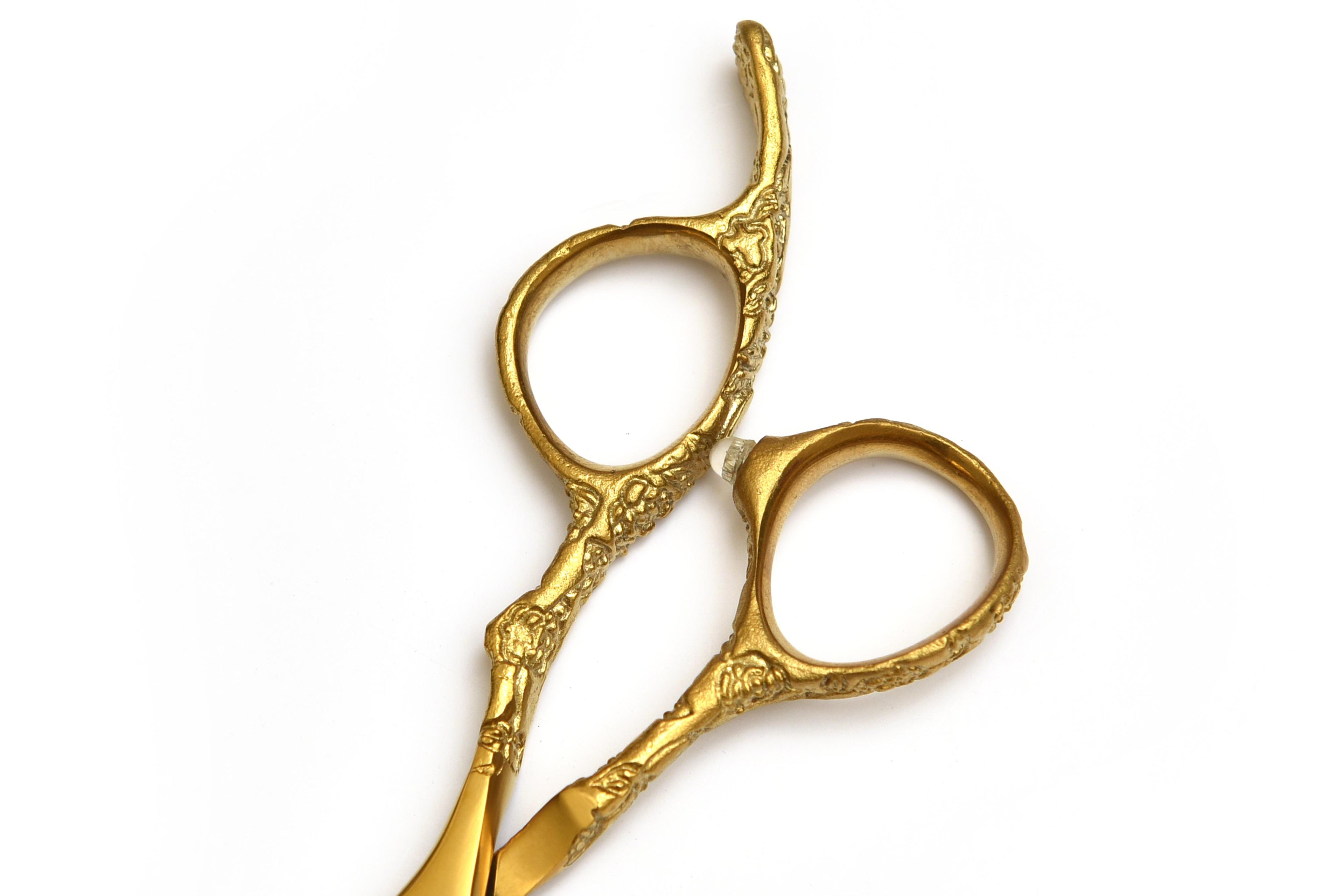 Royal Gold Hair Cutting Scissors – Professional Barber Shears