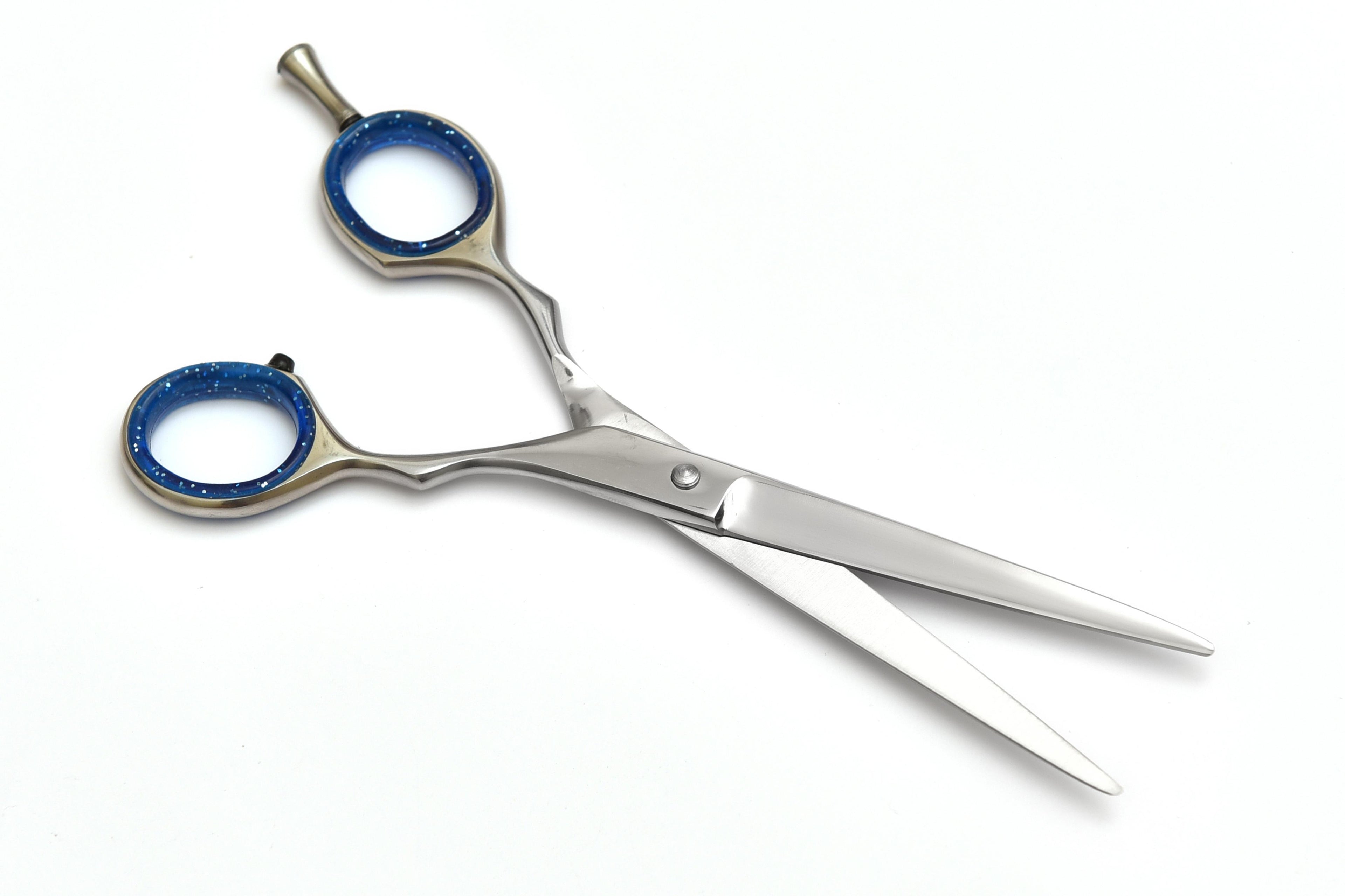 Blue Handle Professional Hair Cutting Scissors