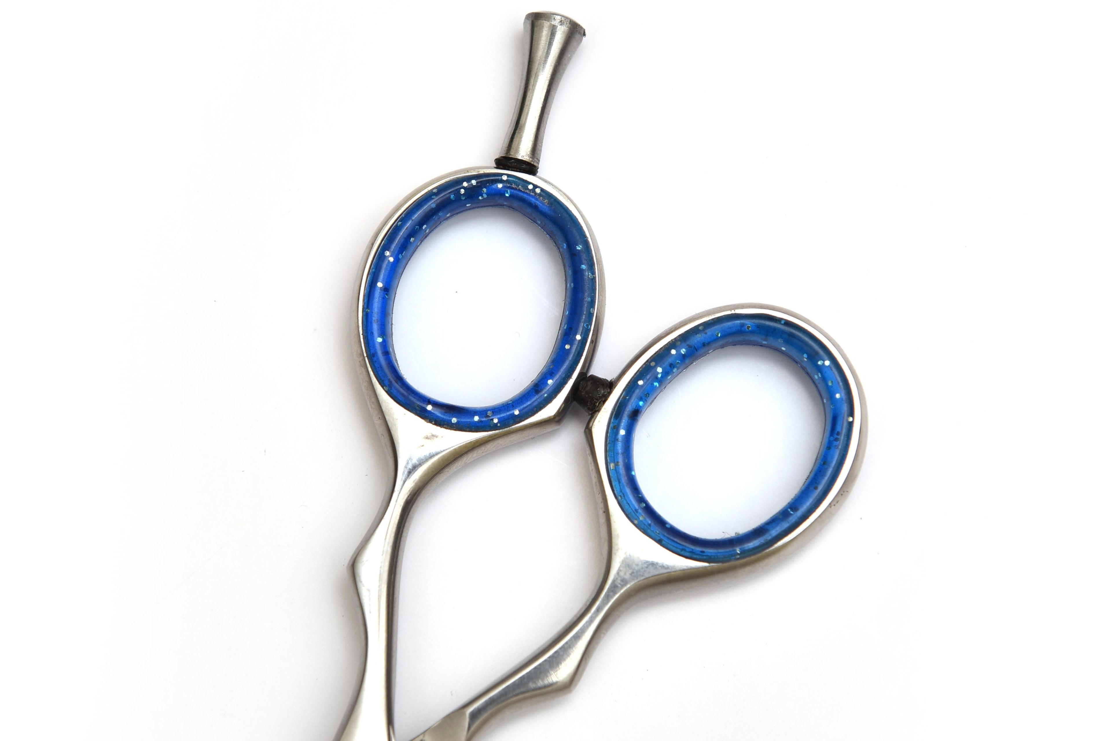 Blue Handle Professional Hair Cutting Scissors