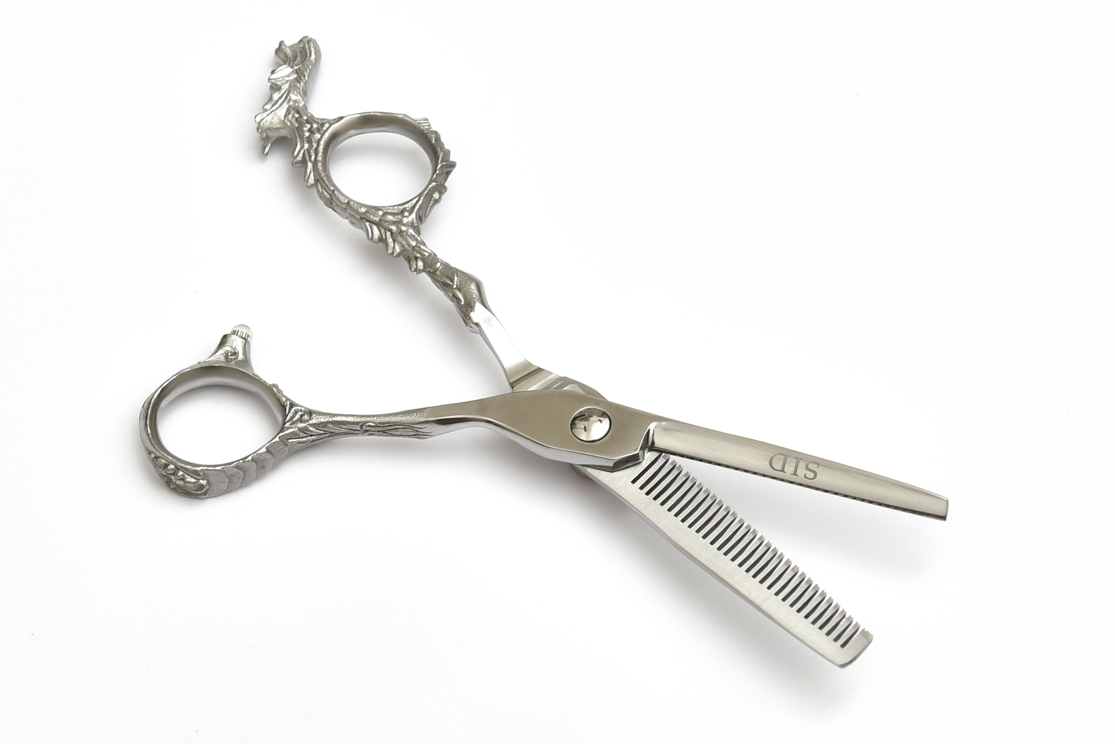 Dragon Handle Thinning Shears with Red Gem