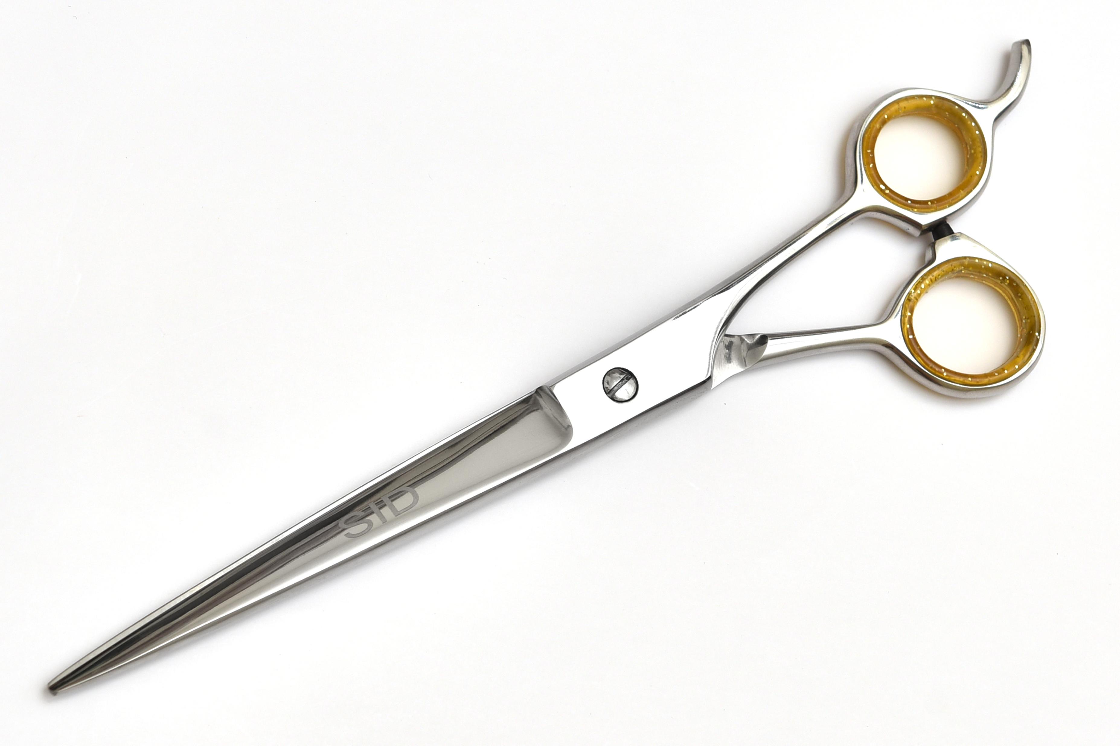 Professional Hair Cutting Scissors with Gold Finger Rest