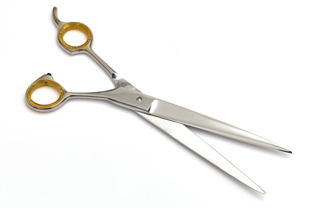 Professional Hair Cutting Scissors with Gold Finger Rest