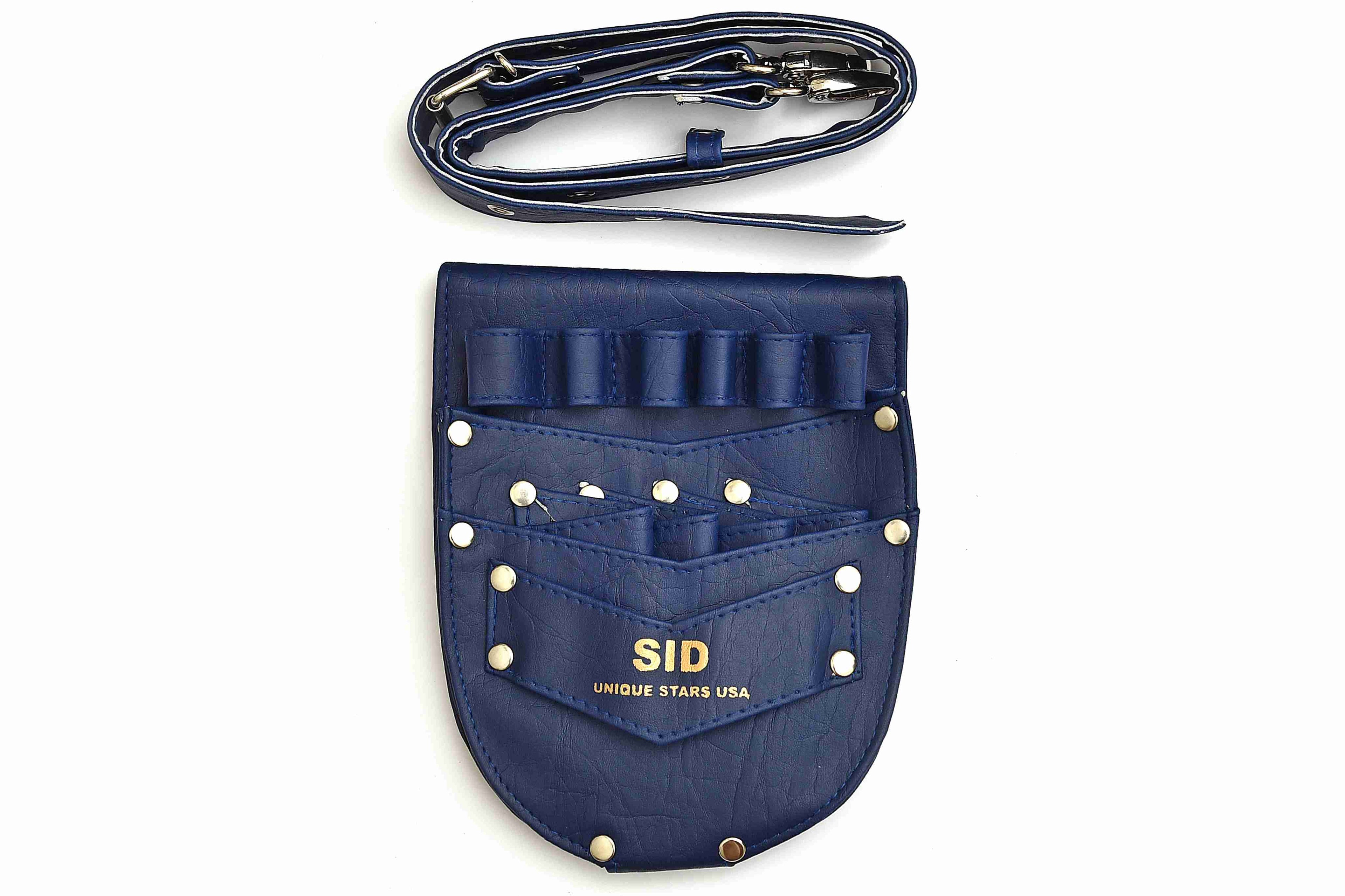 Pure Blue Leather Scissor Holster