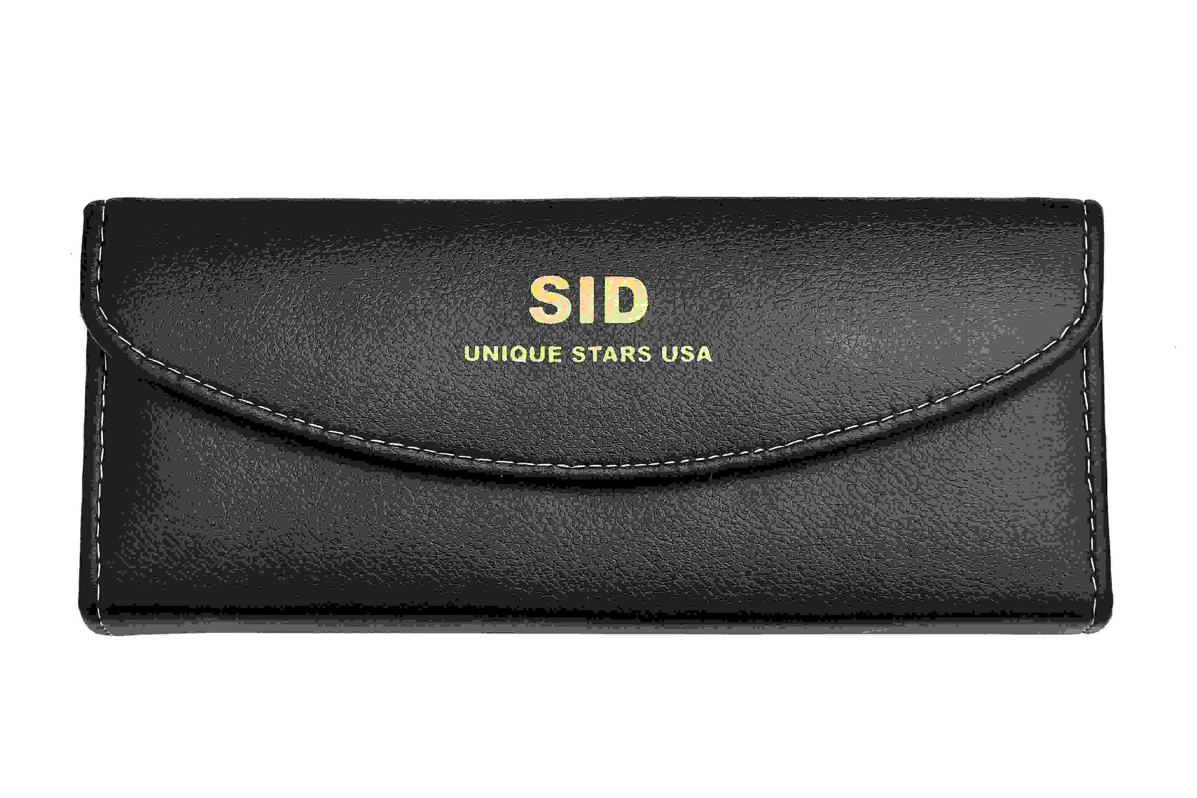 Professional Hair Cutting Scissors Black Leather Case