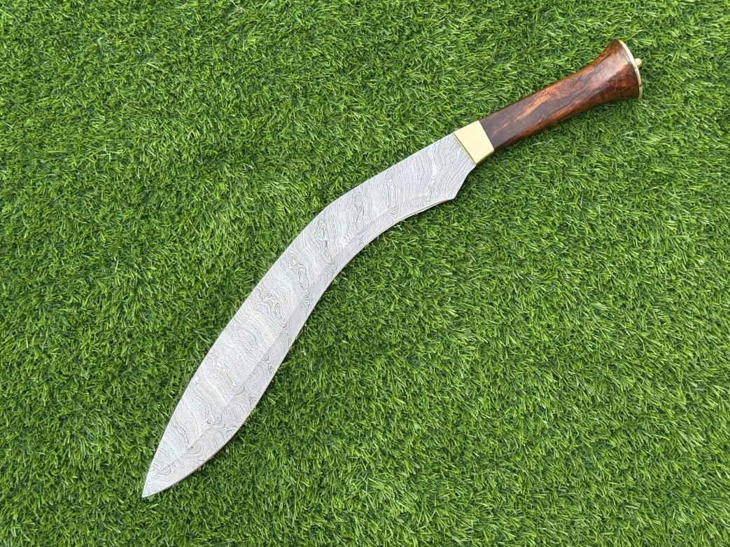 Damascus Steel Kukri Knife