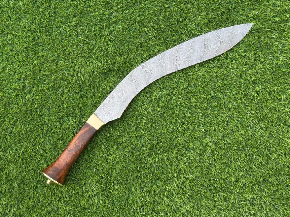 Damascus Steel Kukri Knife