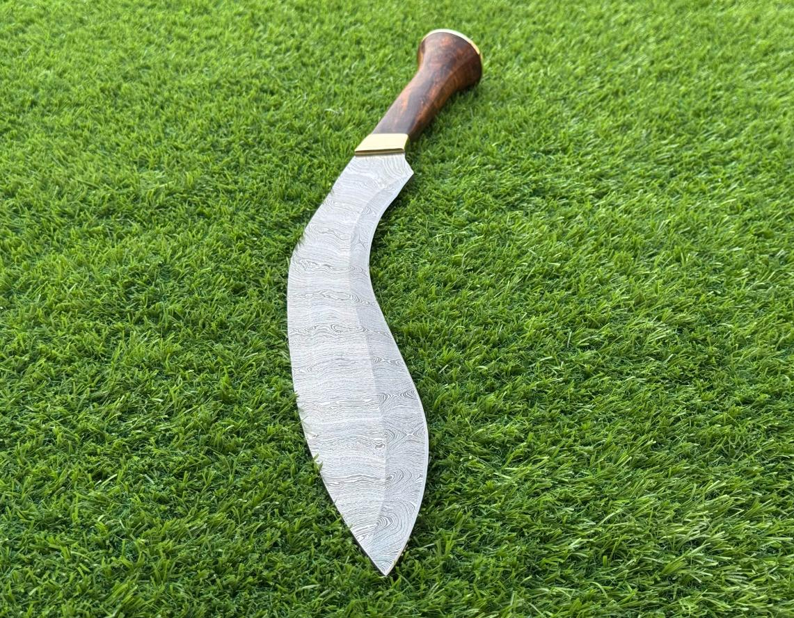 Damascus Steel Kukri Knife