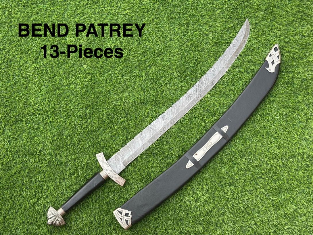 Damascus Steel Sword with Scabbard