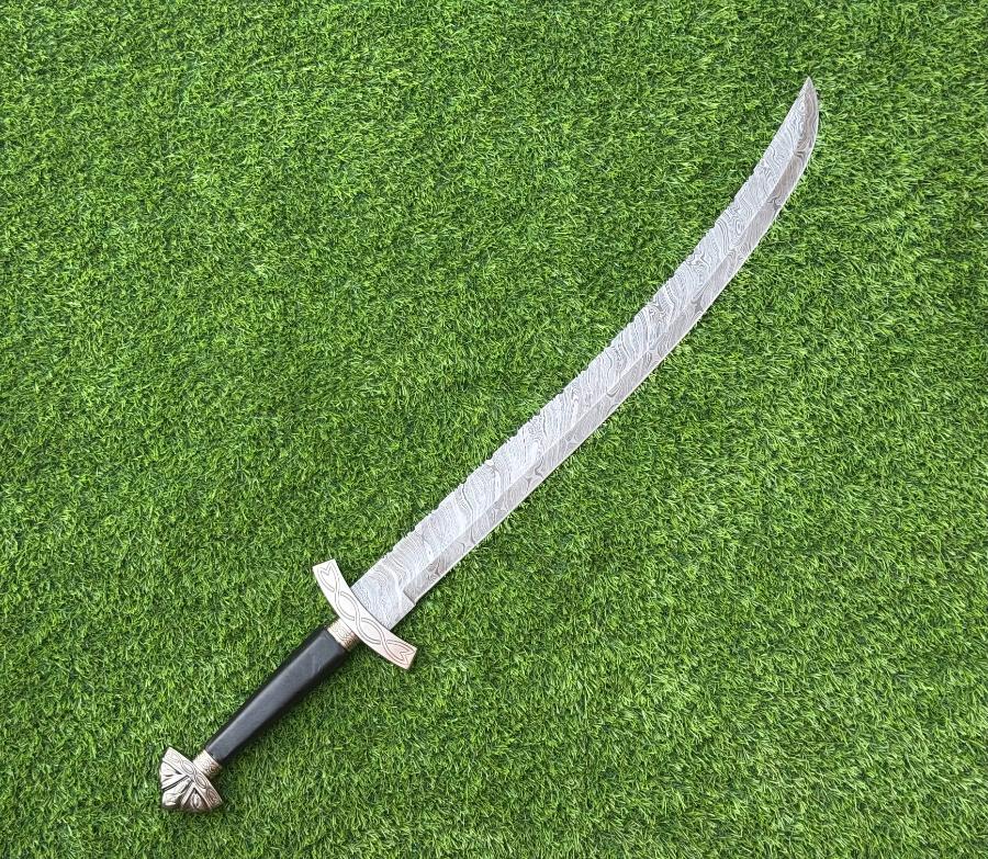 Damascus Steel Sword with Scabbard