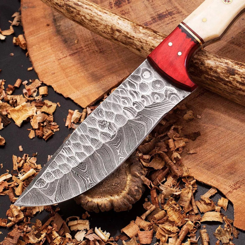 Handcrafted Damascus Steel Fixed Blade Knife
