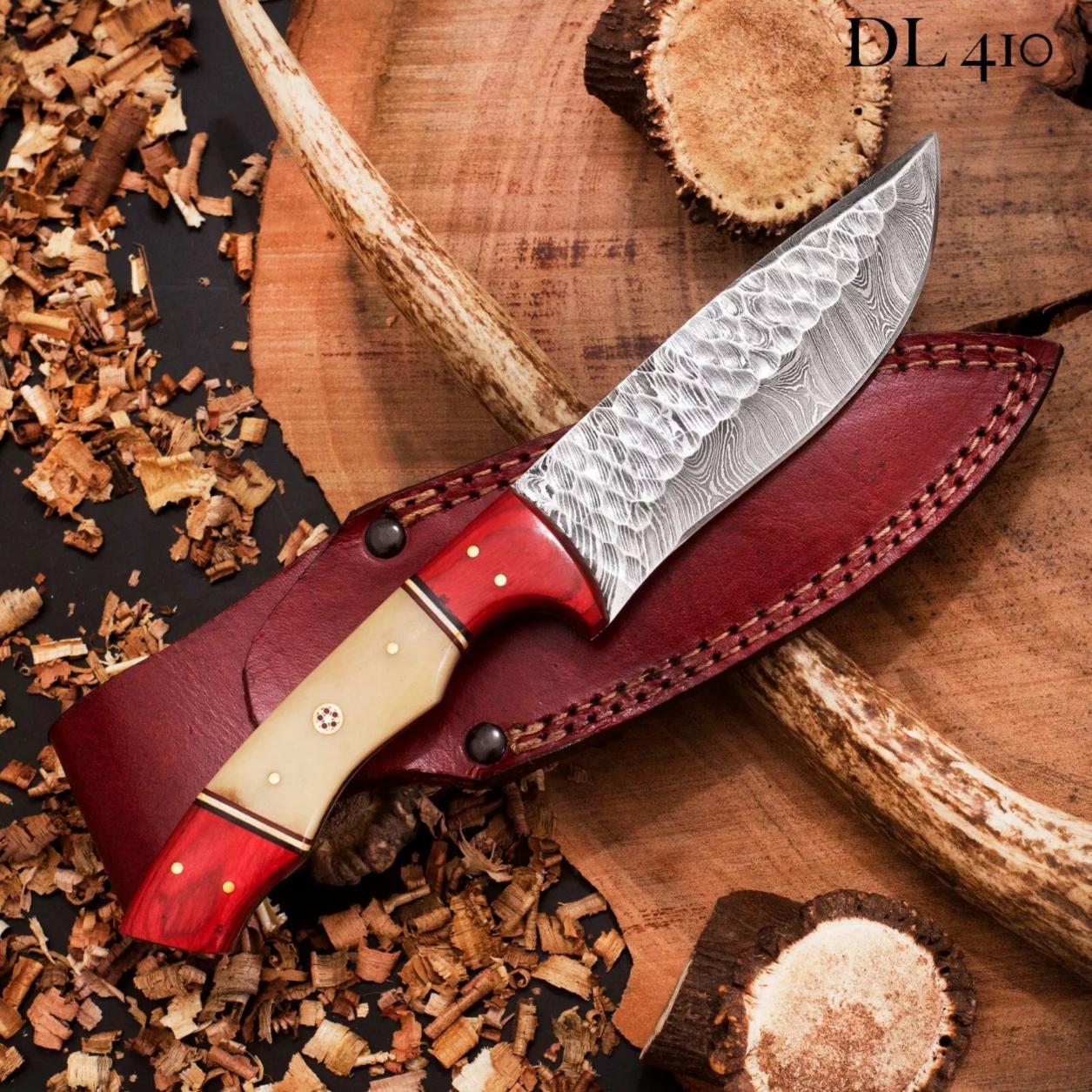 Handcrafted Damascus Steel Fixed Blade Knife