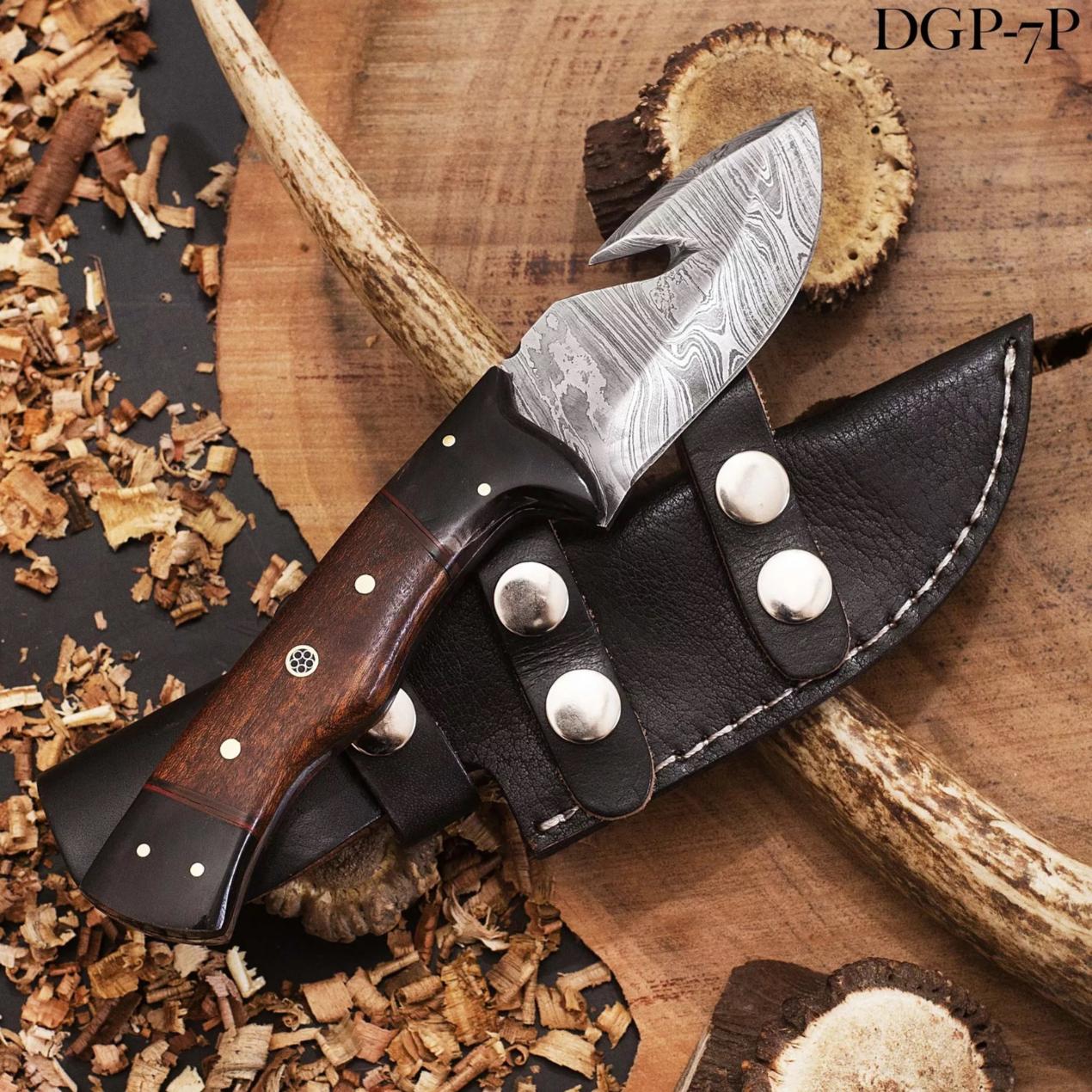 DGP-7P Gut Hook Fixed Blade Knife